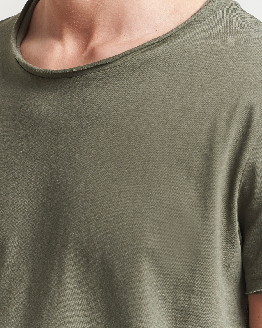Herre | T-Shirts | Bread & Boxers | Crew Neck Relaxed T-Shirt Khaki Green