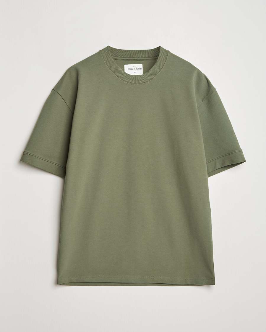 Herre | T-Shirts | Bread & Boxers | Loungewear T-Shirt Khaki Green