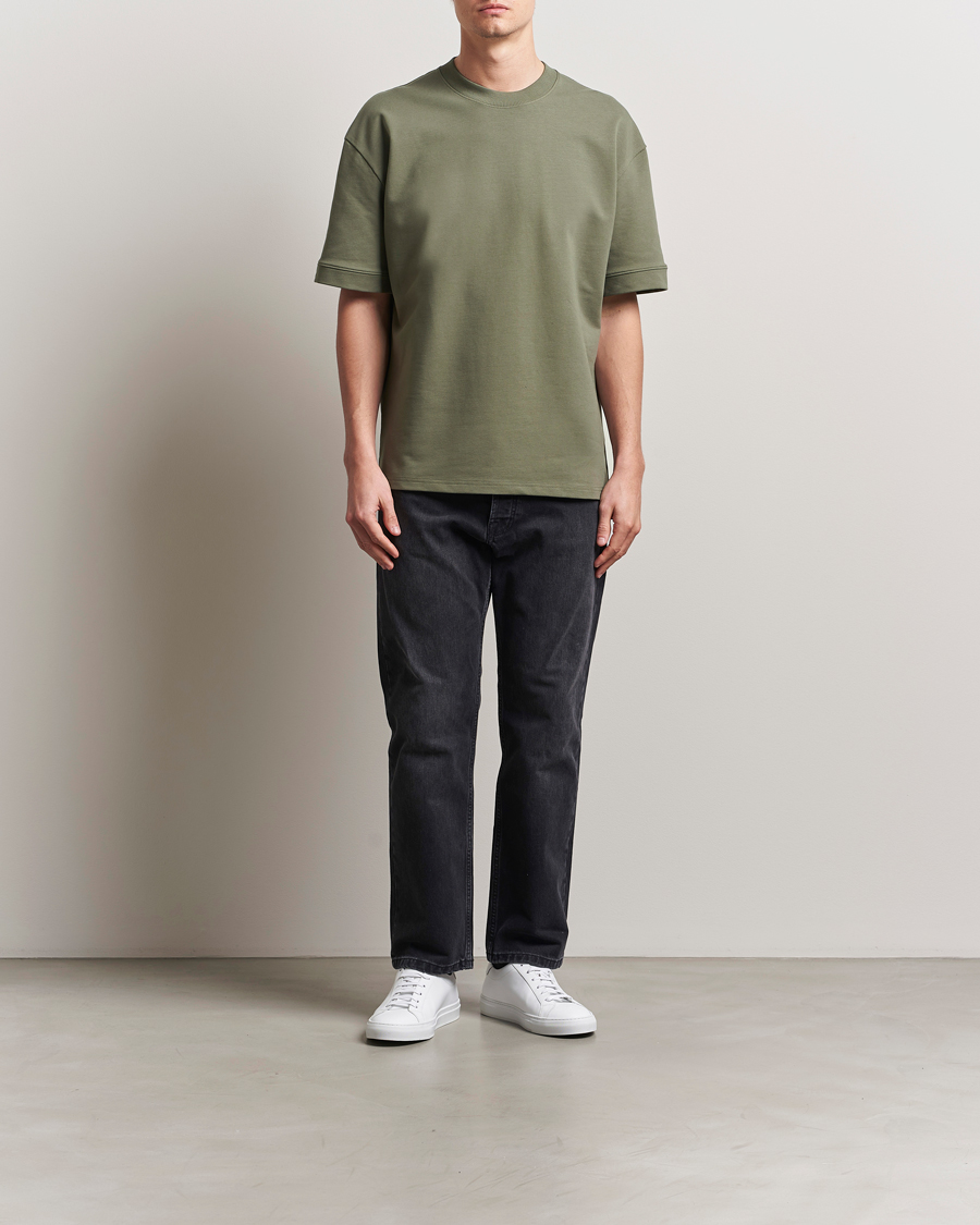 Herre | T-Shirts | Bread & Boxers | Loungewear T-Shirt Khaki Green