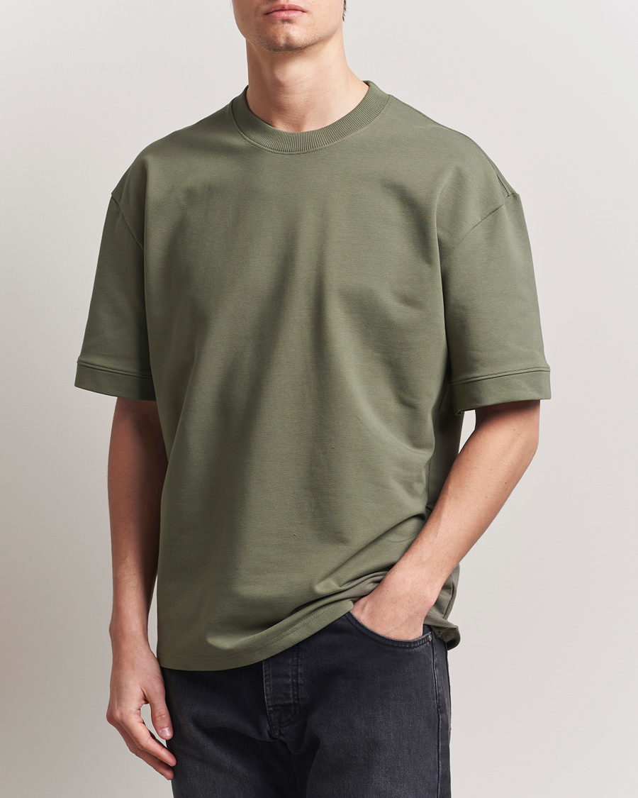 Herre | T-Shirts | Bread & Boxers | Loungewear T-Shirt Khaki Green