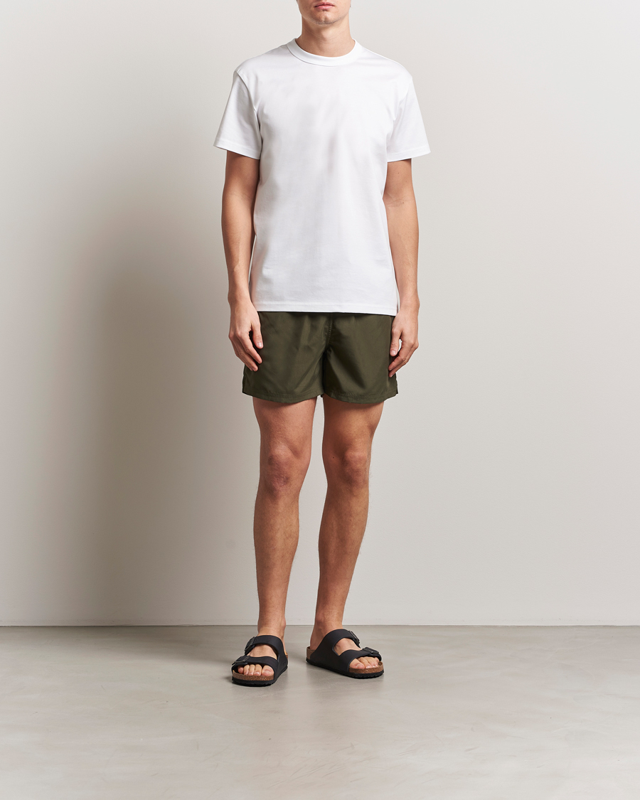 Herre | Badeshorts | Bread & Boxers | Swimshorts Dark Army Green
