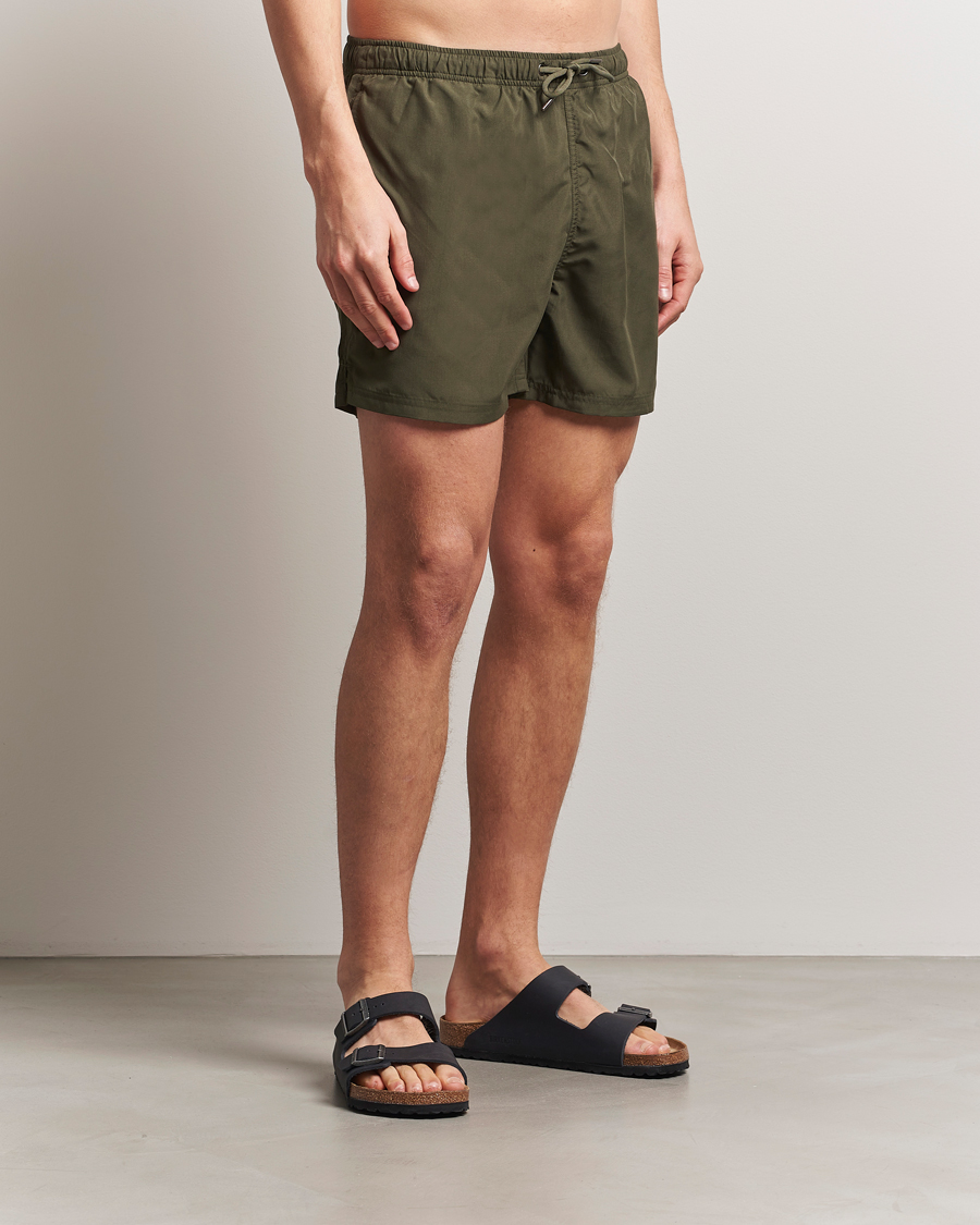 Herre | Badeshorts | Bread & Boxers | Swimshorts Dark Army Green