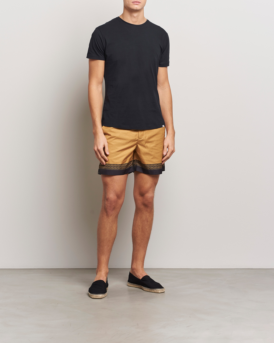Herre | Badeshorts | Orlebar Brown | Bulldog Gold Bullion Swimshorts Gold/Black