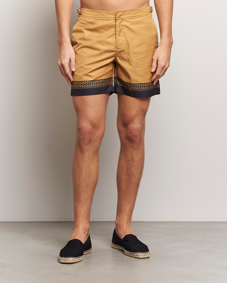 Herre | Badeshorts | Orlebar Brown | Bulldog Gold Bullion Swimshorts Gold/Black