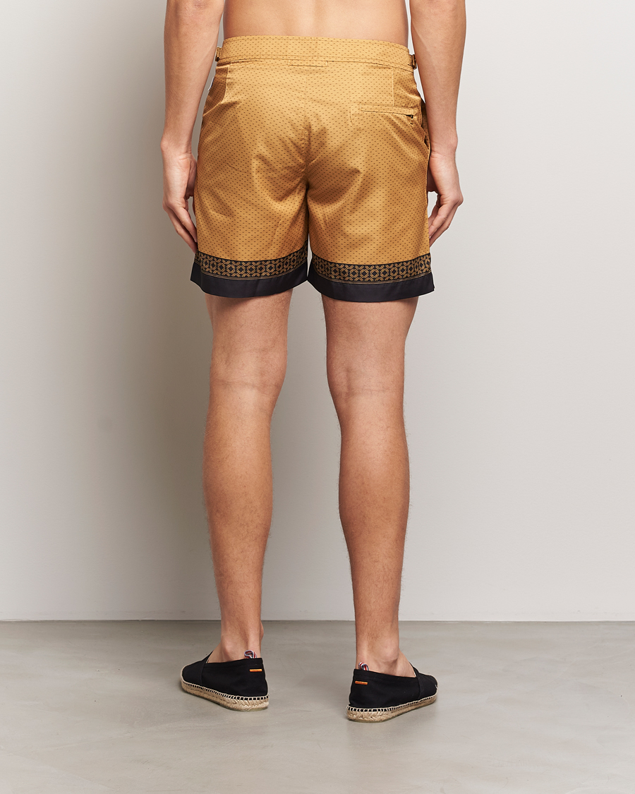Herre | Badeshorts | Orlebar Brown | Bulldog Gold Bullion Swimshorts Gold/Black