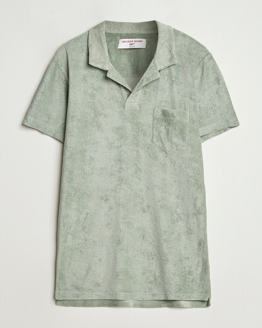 Herre | Pikéer | Orlebar Brown | Terry 007 Polo Penny Green