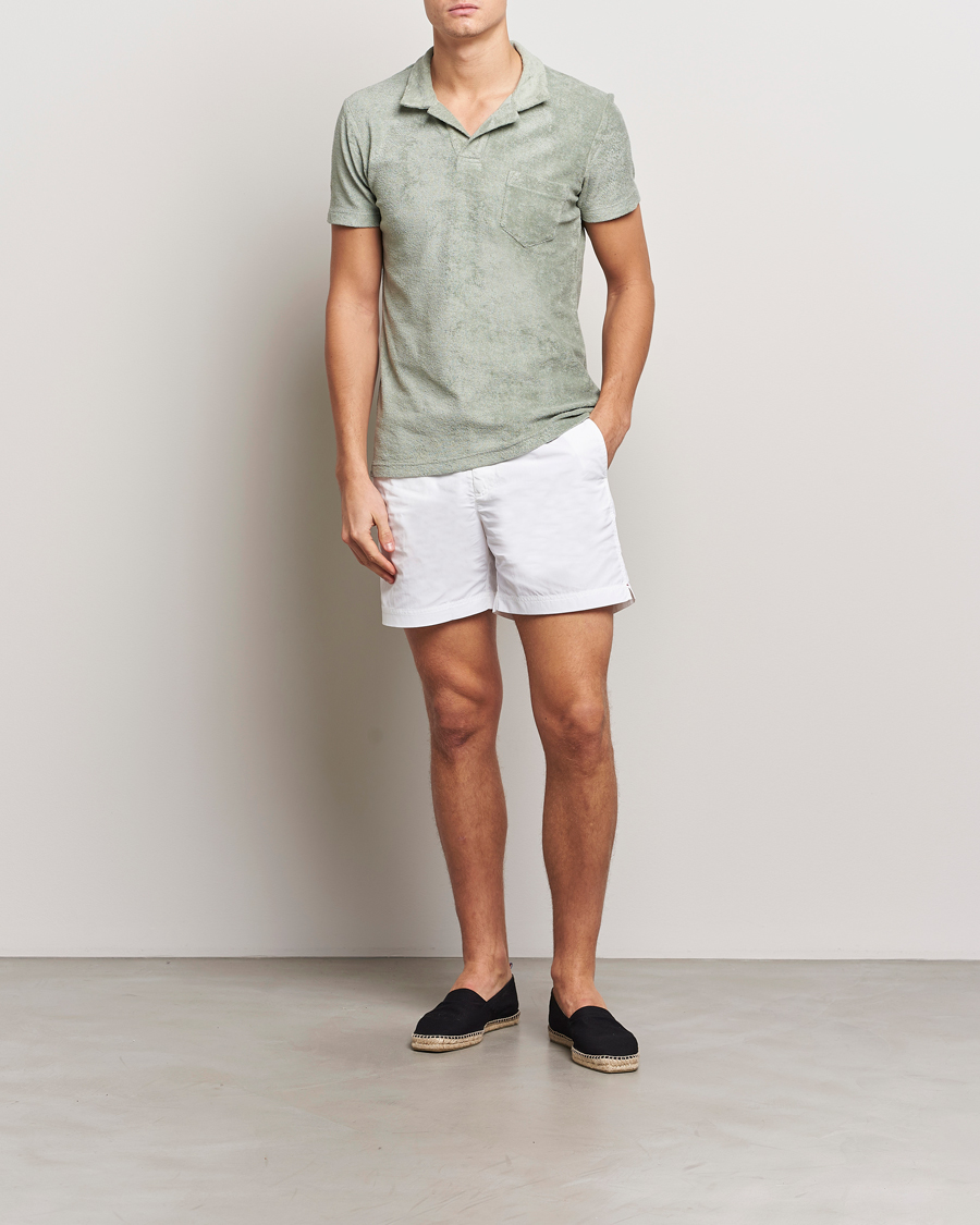 Herre | Pikéer | Orlebar Brown | Terry 007 Polo Penny Green