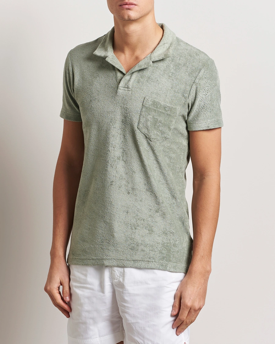 Herre | Pikéer | Orlebar Brown | Terry 007 Polo Penny Green