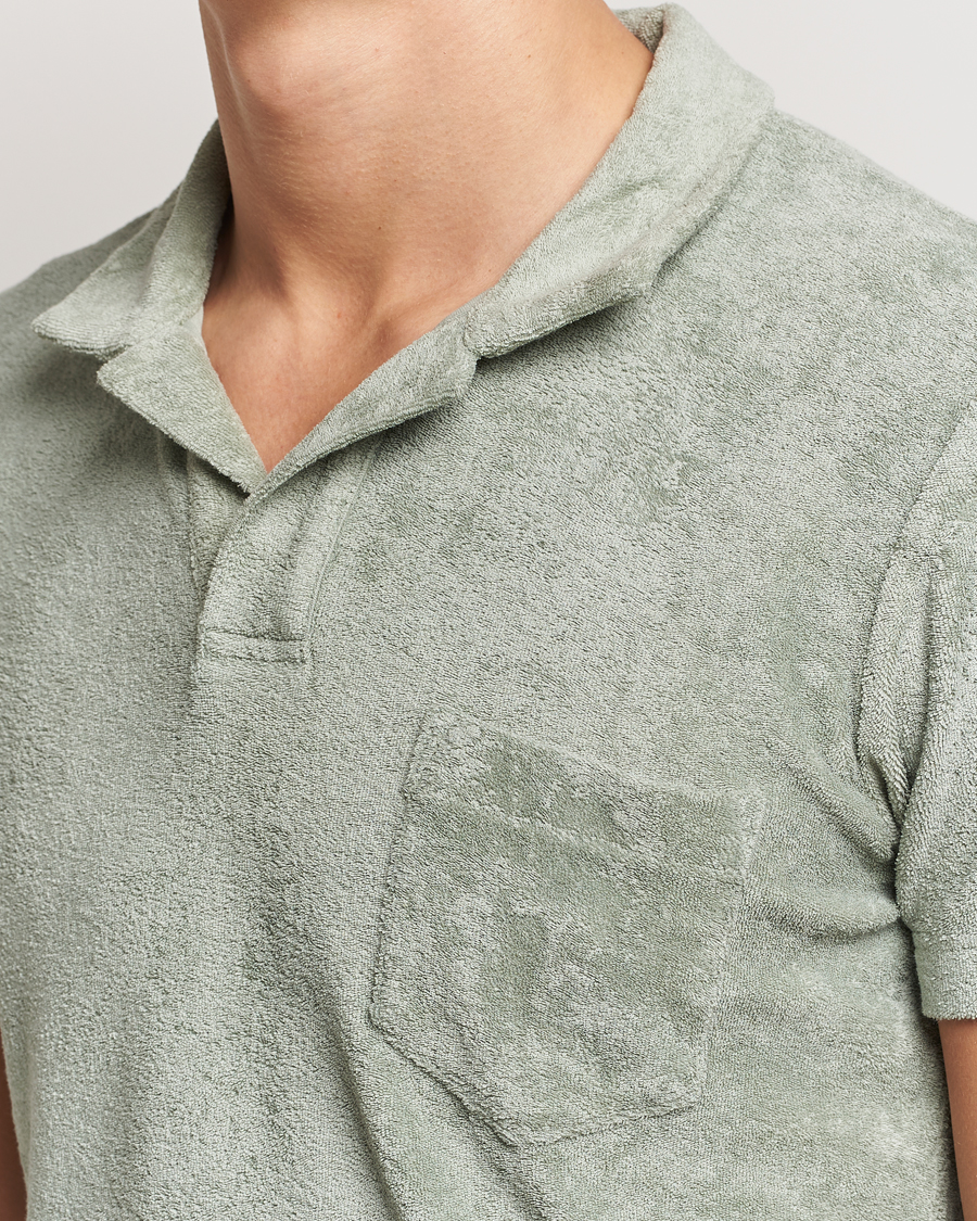 Herre | Pikéer | Orlebar Brown | Terry 007 Polo Penny Green