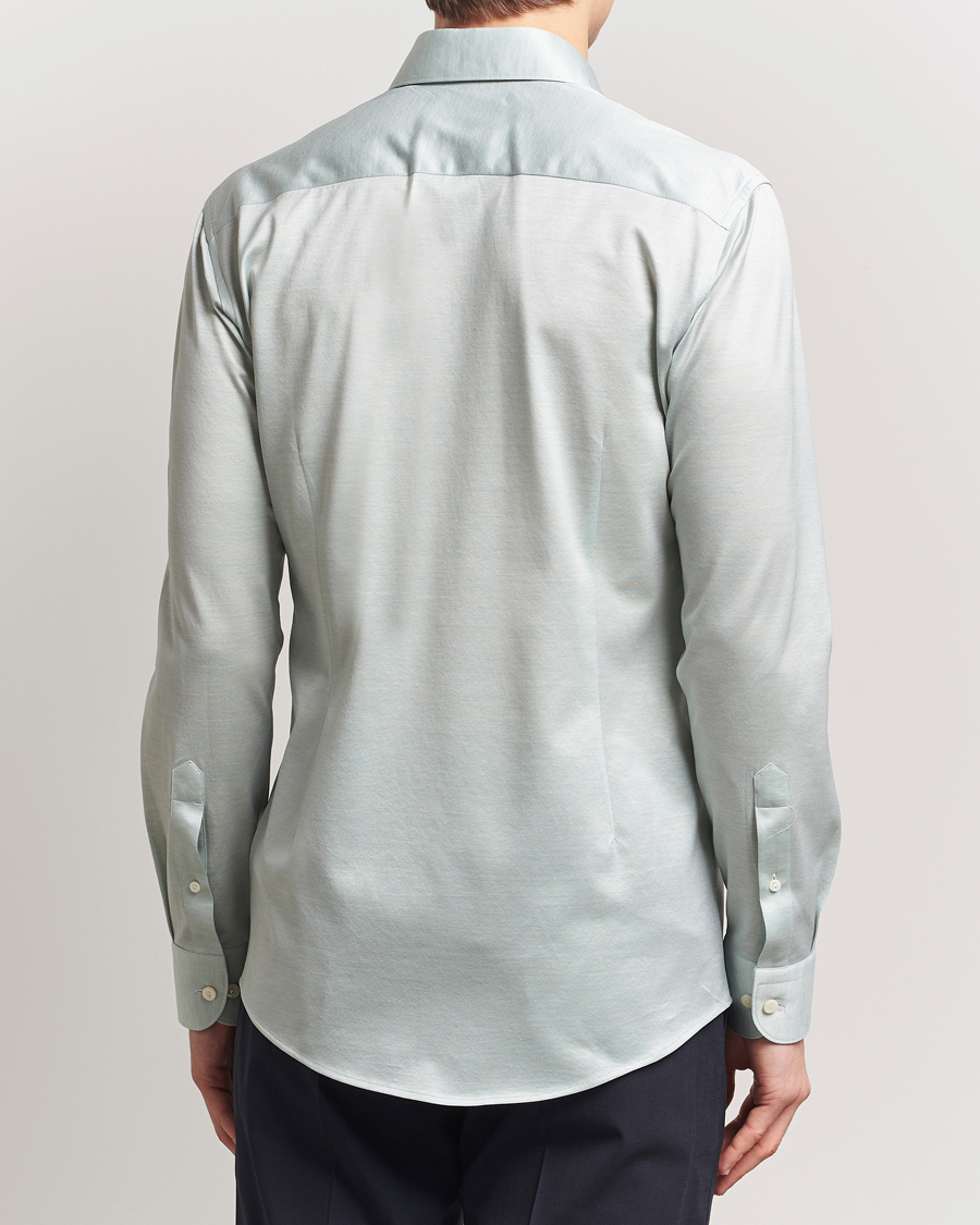 Herre | Skjorter | Eton | Filo Di Scozia Oxford Shirt Light Green