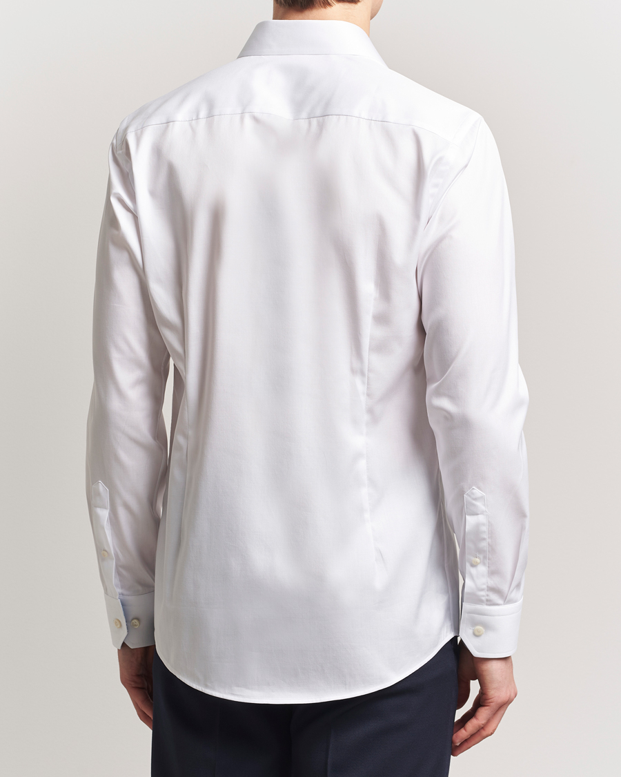 Herre | Skjorter | Eton | Slim Fit Signature Twill Contrast Shirt White