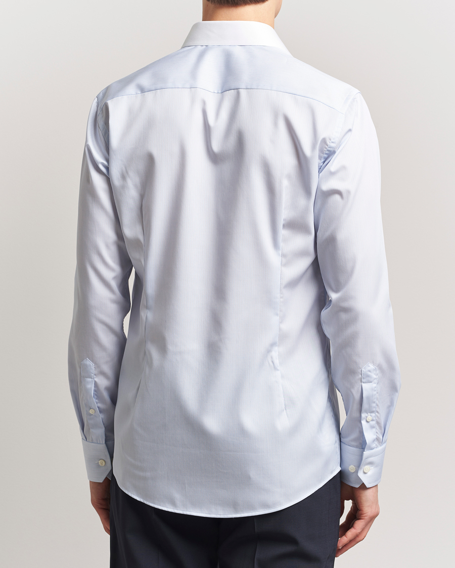 Herre | Skjorter | Eton | Slim Fit Fine Twill Shirt Light Blue