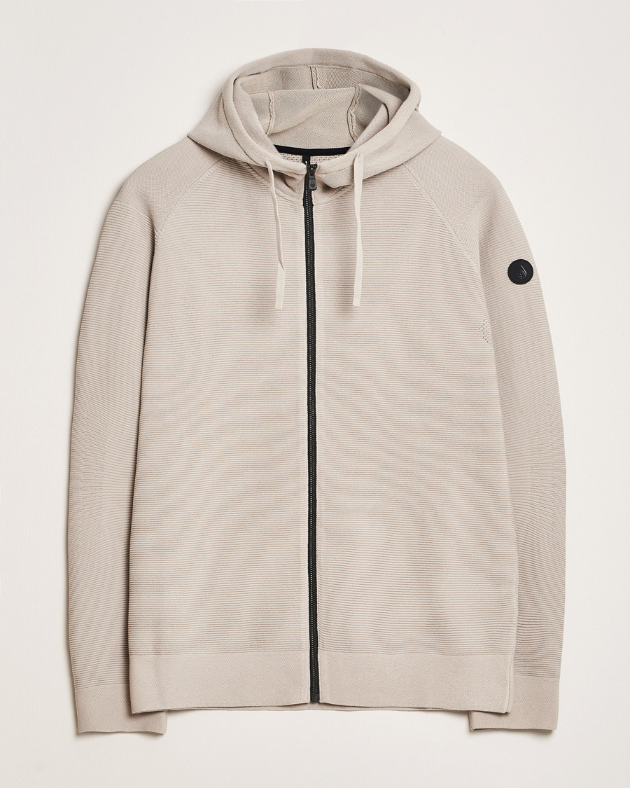 Herre | Gensere | Sail Racing | Element Seamless Hooded Full Zip Sand