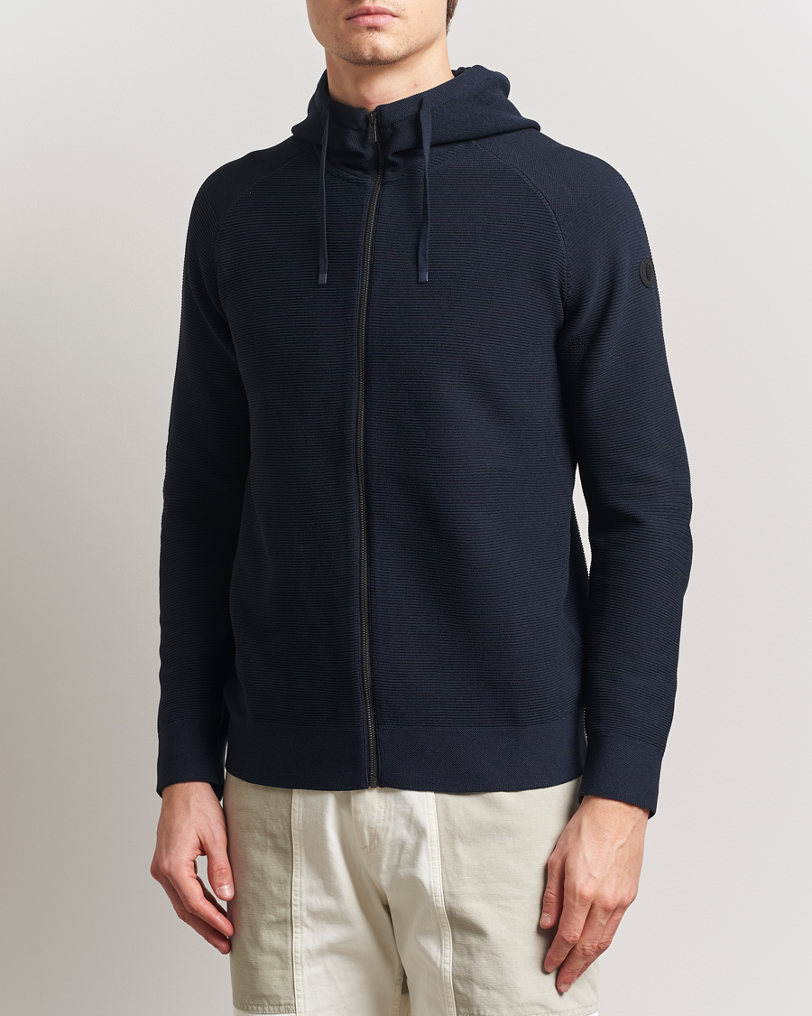Herre | Gensere | Sail Racing | Element Seamless Hooded Full Zip Dark Navy