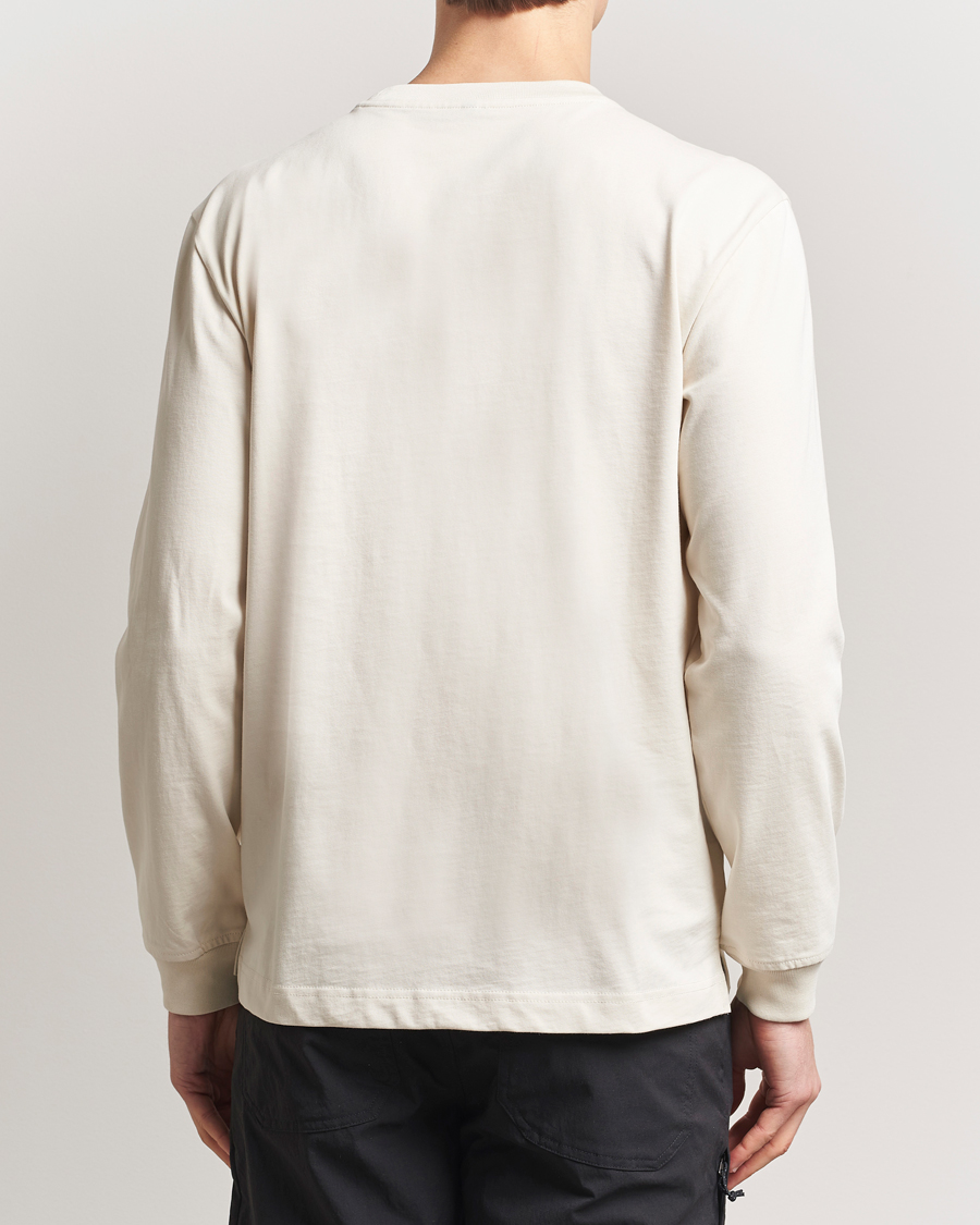 Herre | T-Shirts | Sail Racing | Cyclone Heavy Cotton Long Sleeve T-Shirt Off White