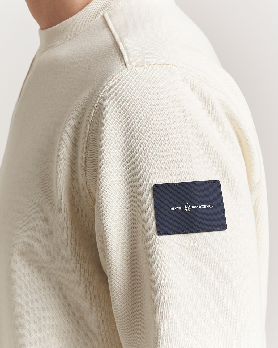 Herre | Gensere | Sail Racing | Wind Crew Neck Sweatshirt Off White
