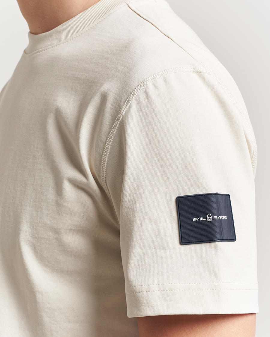 Herre | T-Shirts | Sail Racing | Wind Crew Neck T-Shirt Off White