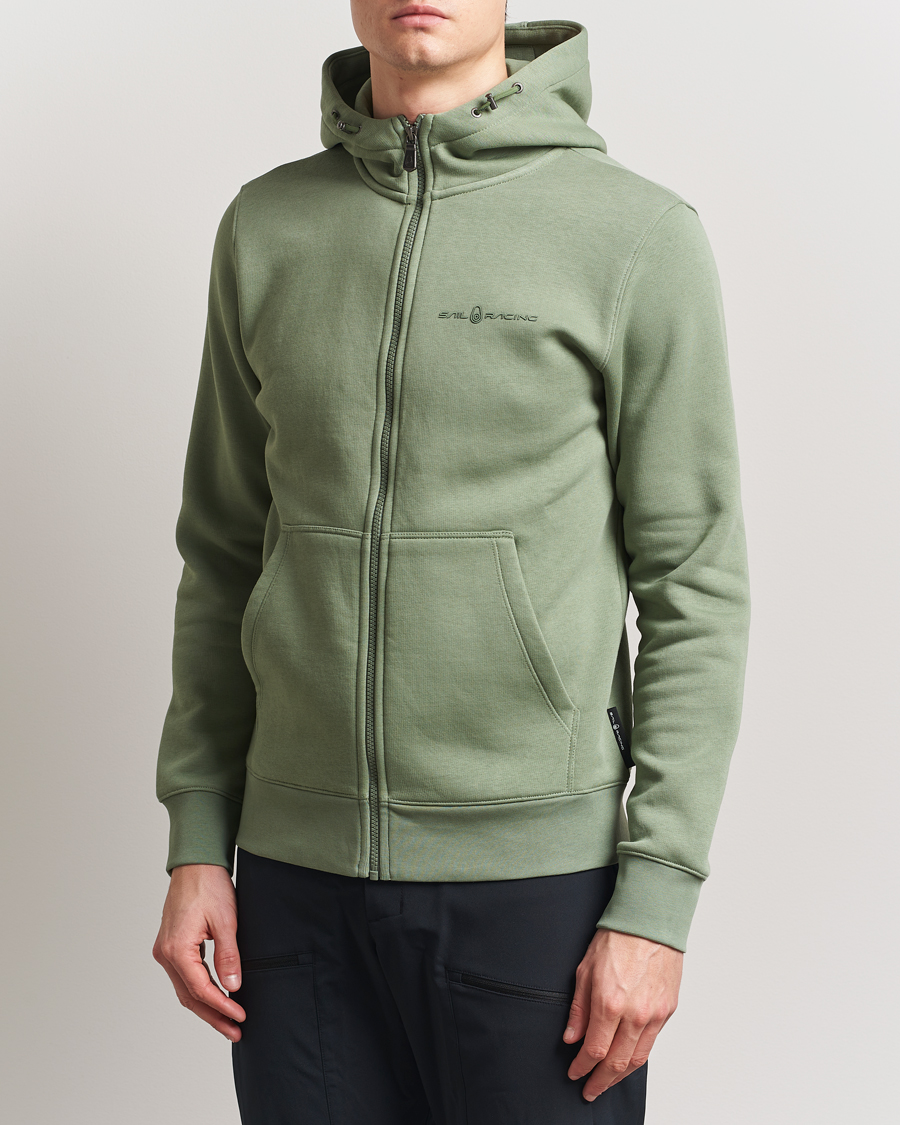 Herre | Gensere | Sail Racing | Bowman Full Zip Hoodie Hedge Green
