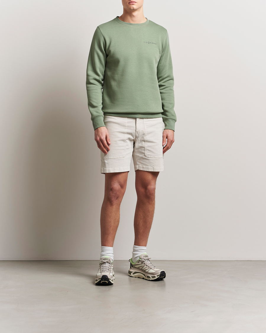 Herre | Gensere | Sail Racing | Bowman Crew Neck Sweatshirt Hedge Green