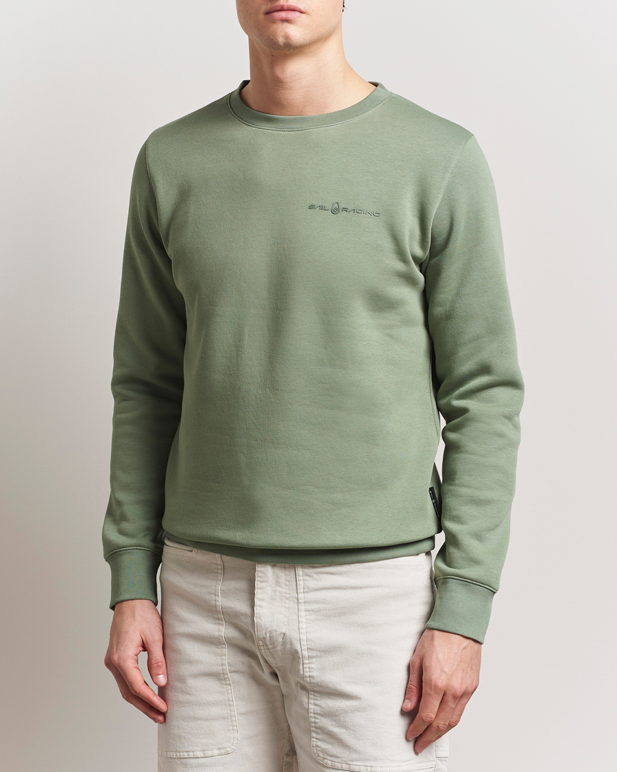 Herre | Gensere | Sail Racing | Bowman Crew Neck Sweatshirt Hedge Green