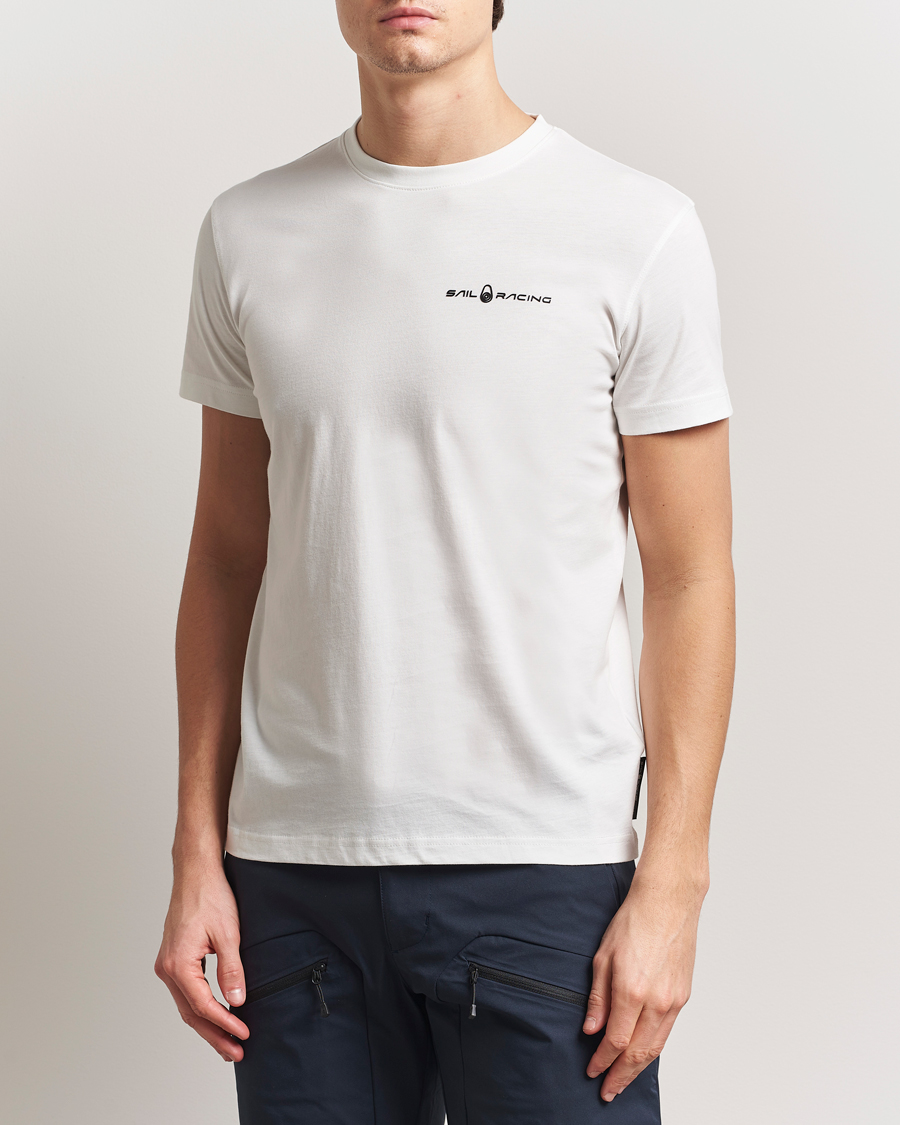 Herre | T-Shirts | Sail Racing | Bowman Crew Neck T-Shirt Storm White
