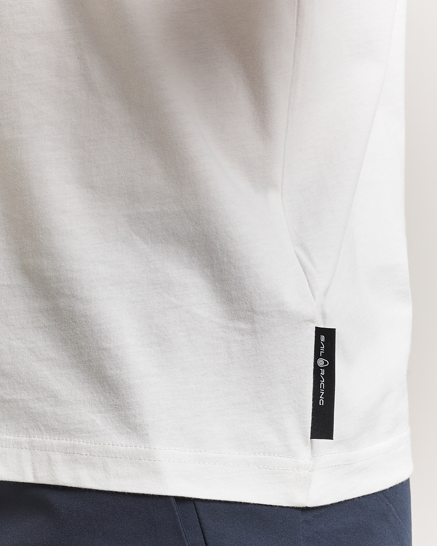 Herre | T-Shirts | Sail Racing | Bowman Crew Neck T-Shirt Storm White