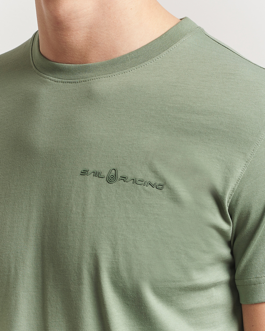 Herre | T-Shirts | Sail Racing | Bowman Crew Neck T-Shirt Hedge Green
