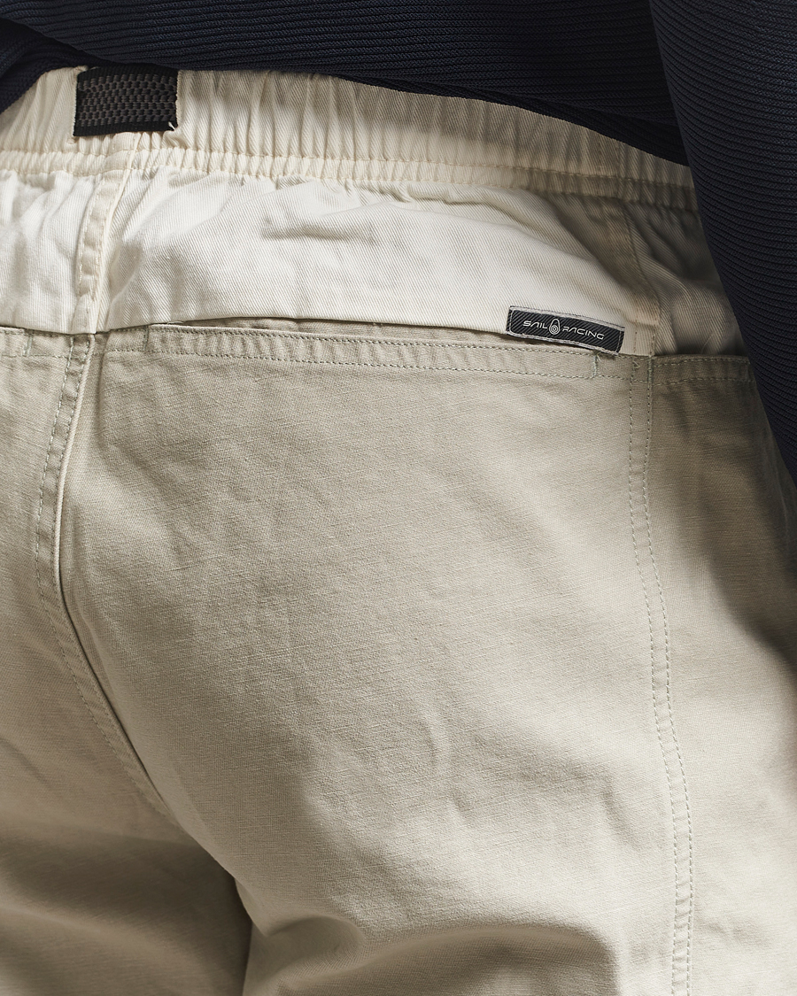 Herre | Shorts | Sail Racing | Breeze Cotton Twill Blocked Shorts Off White