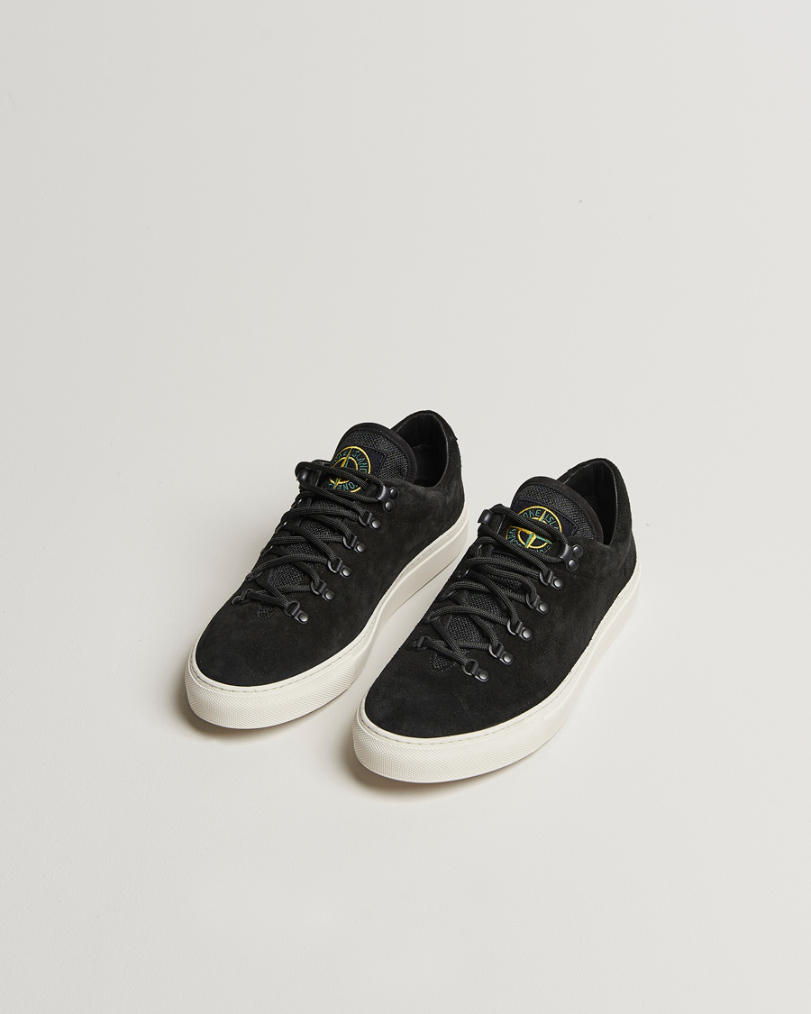 Herre | Sneakers | Stone Island | Low Top Suede Sneakers Black