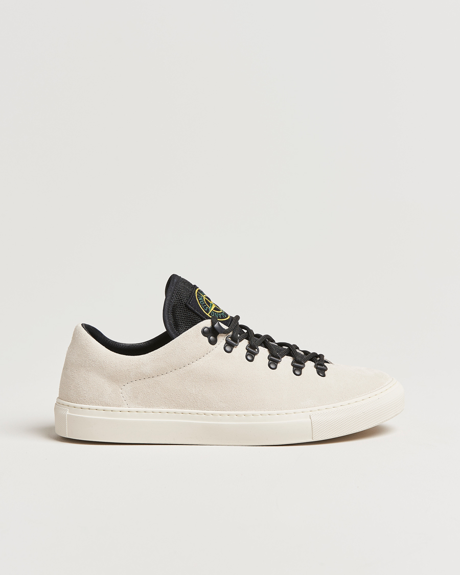 Herre | Sneakers | Stone Island | Low Top Suede Sneakers Sand