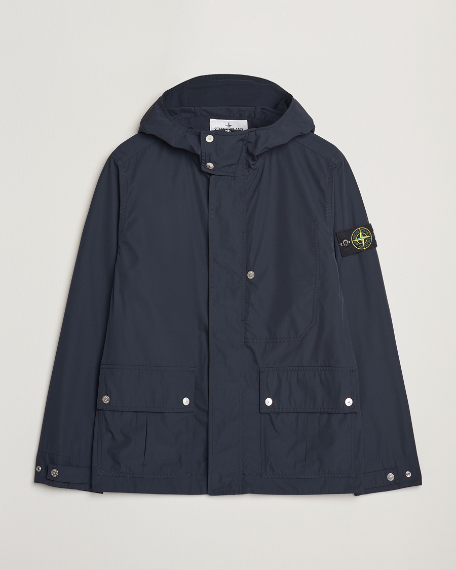 Herre | Jakker | Stone Island | Micro Twill Short Parka Navy Blue