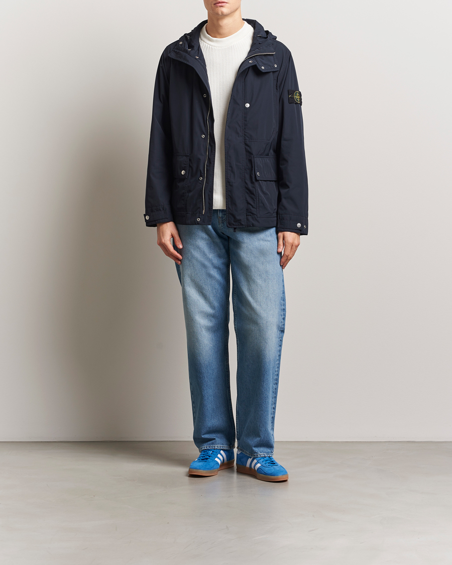 Herre | Jakker | Stone Island | Micro Twill Short Parka Navy Blue