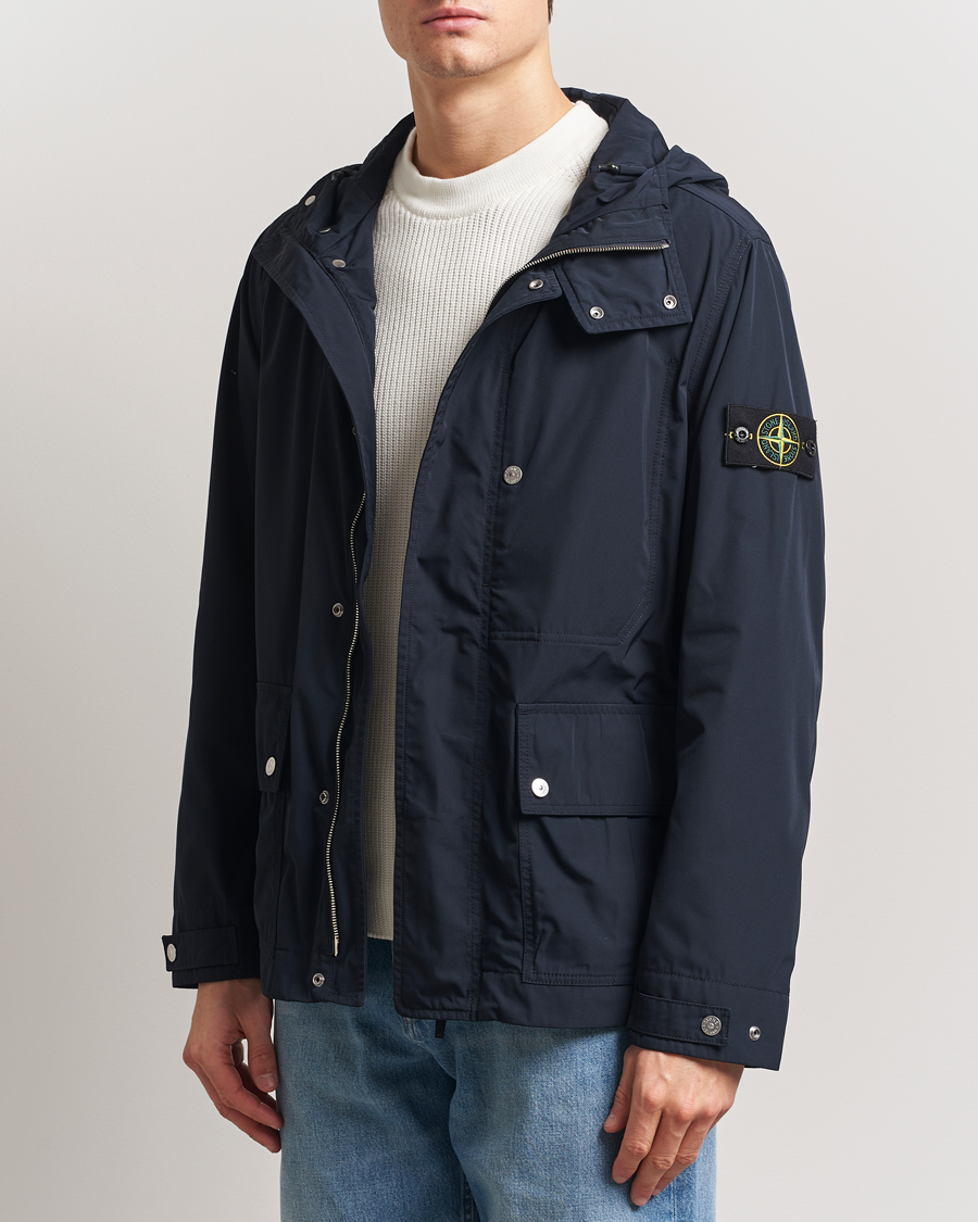 Herre | Jakker | Stone Island | Micro Twill Short Parka Navy Blue