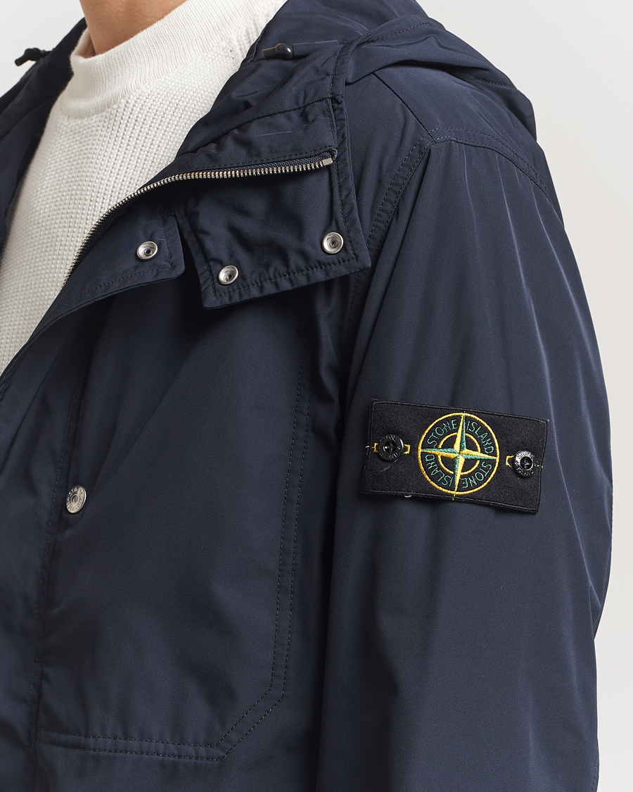 Herre | Jakker | Stone Island | Micro Twill Short Parka Navy Blue