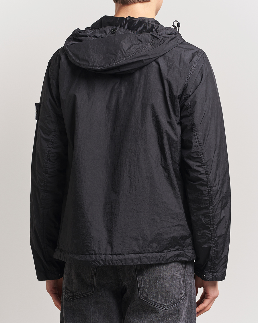 Herre | Jakker | Stone Island | Crinkle Reps Hooded Jacket Black