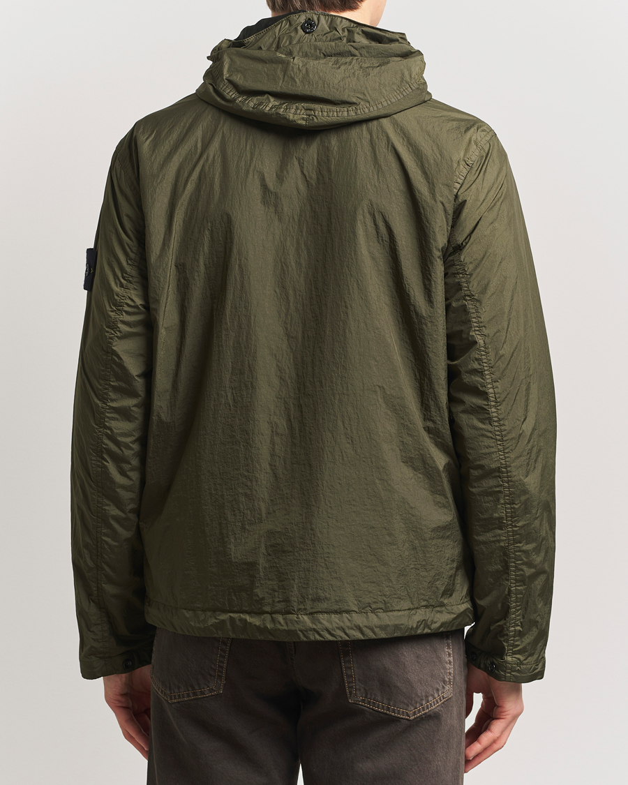 Herre | Jakker | Stone Island | Crinkle Reps Hooded Jacket Military Green