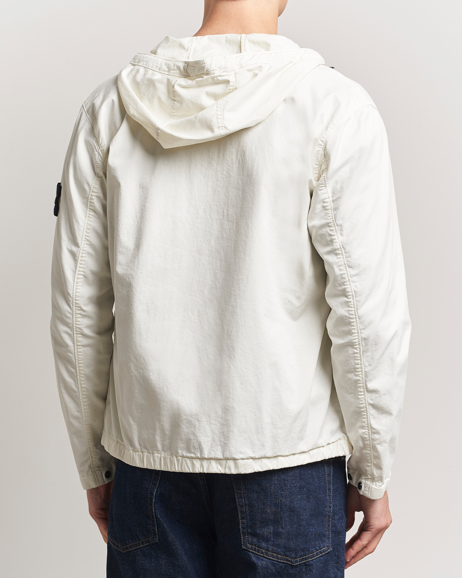 Herre | Jakker | Stone Island | Supima Cotton Stretch Hooded Jacket Ivory