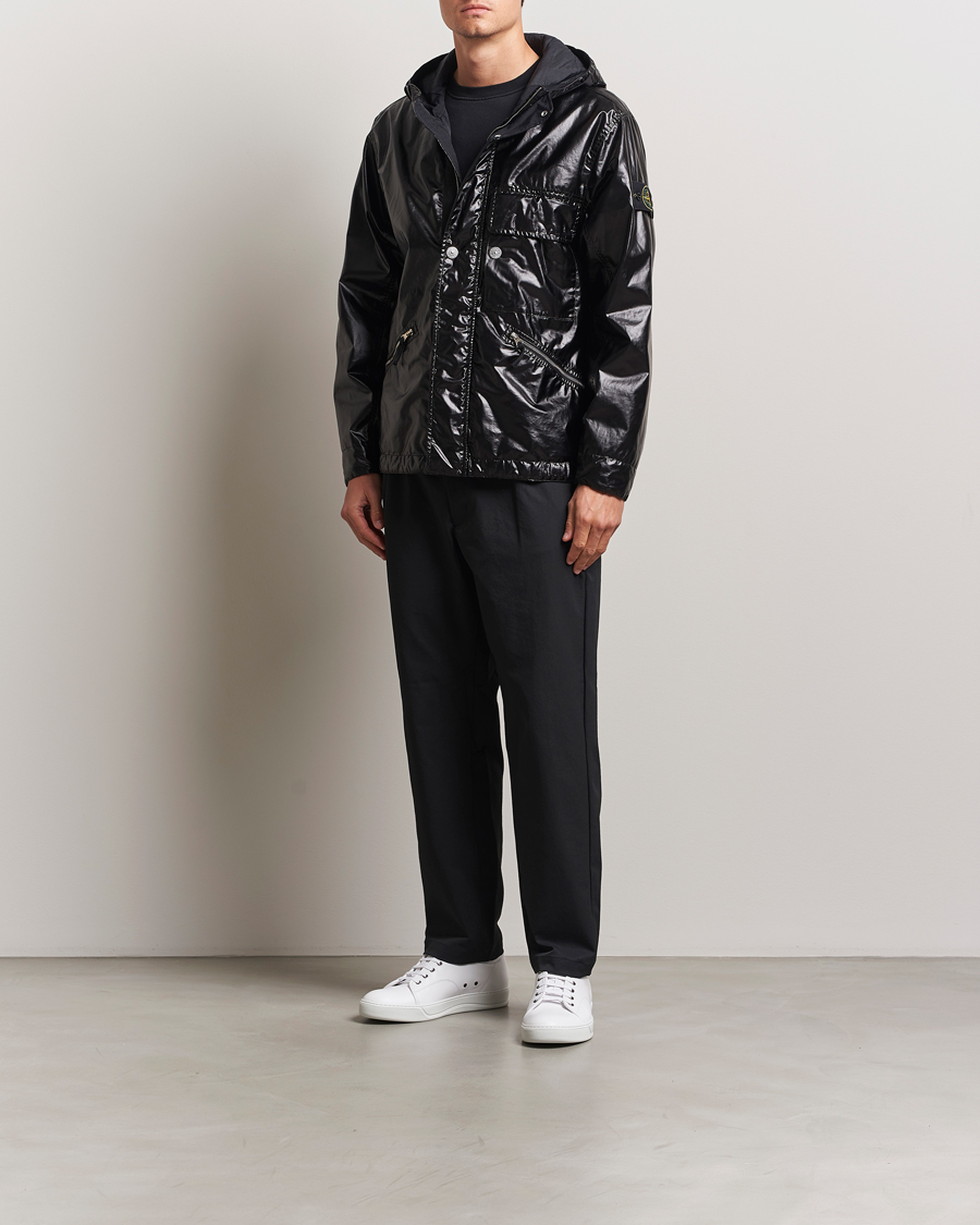 Herre | Jakker | Stone Island | Mussola Gommata Hooded Jacket Black