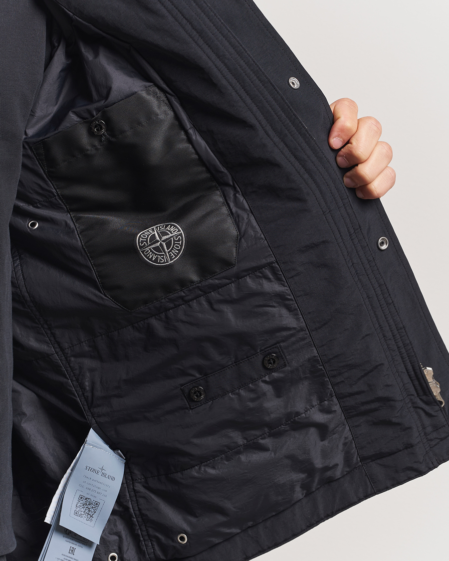 Herre | Jakker | Stone Island | Mussola Gommata Hooded Jacket Black