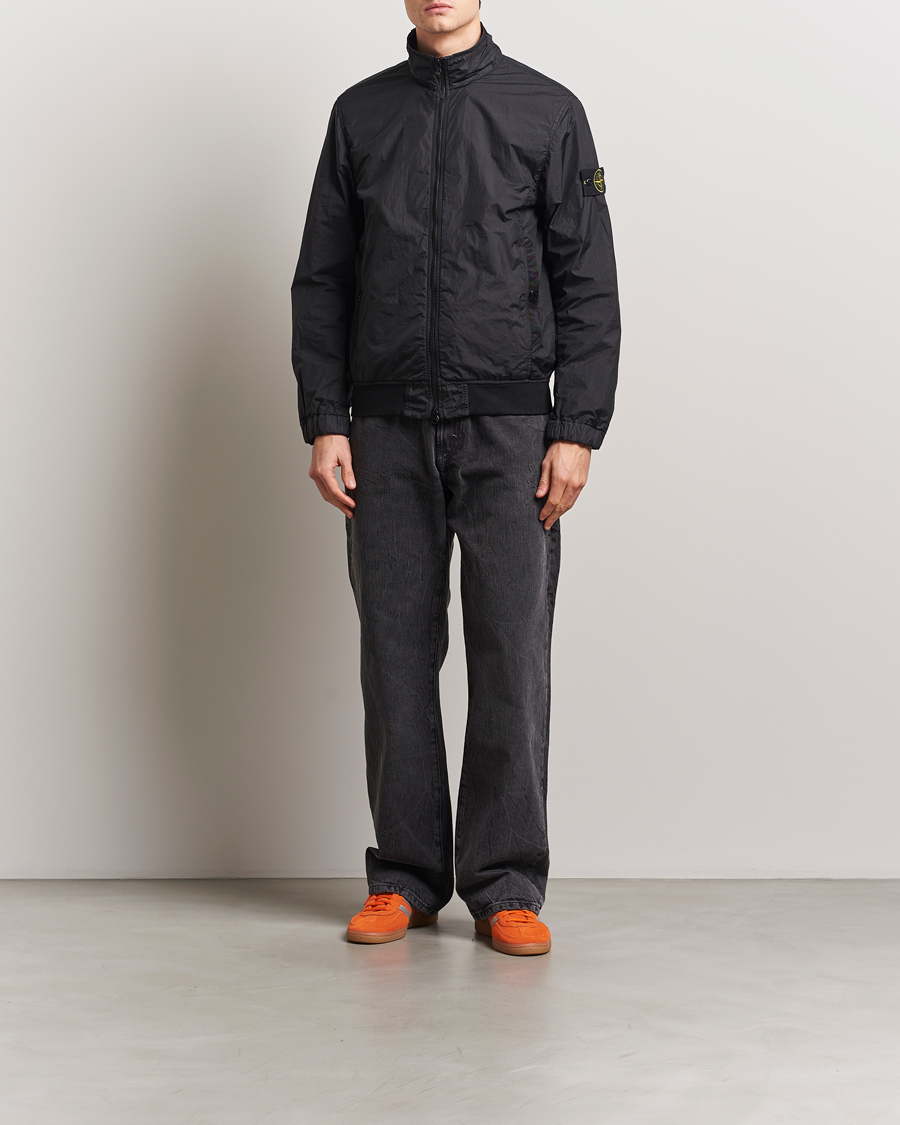 Herre | Jakker | Stone Island | Crinkle Reps Short Jacket Black