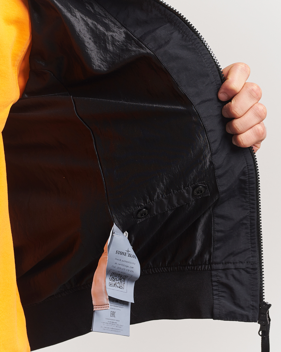 Herre | Jakker | Stone Island | Crinkle Reps Short Jacket Black