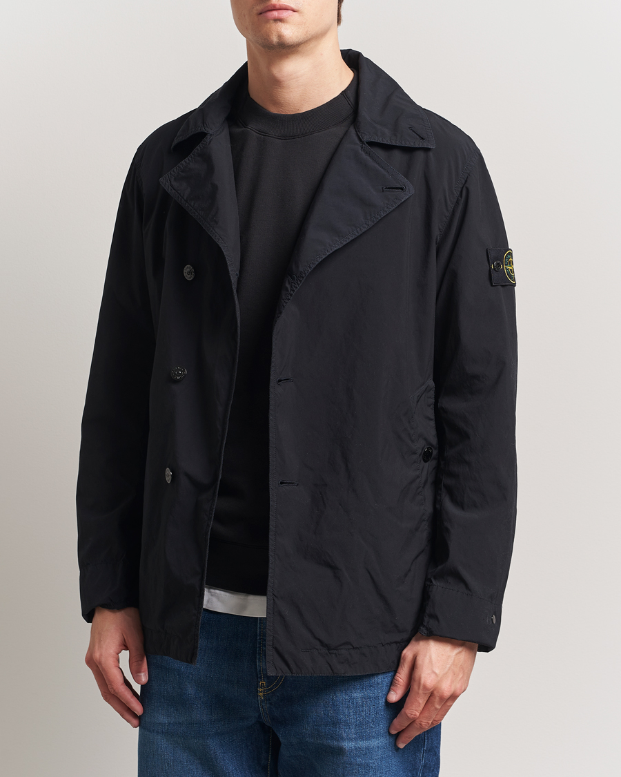 Herre | Jakker | Stone Island | Light Compact Touch Coat Navy Blue