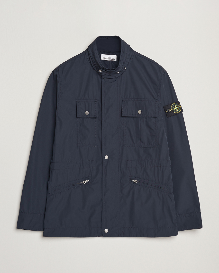 Herre | Jakker | Stone Island | Micro Twill Field Jacket Navy Blue