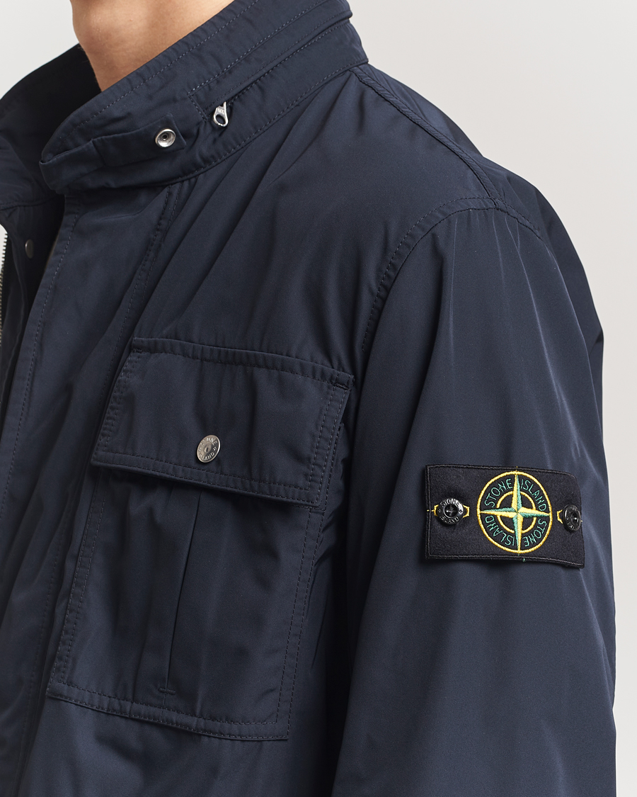 Herre | Jakker | Stone Island | Micro Twill Field Jacket Navy Blue