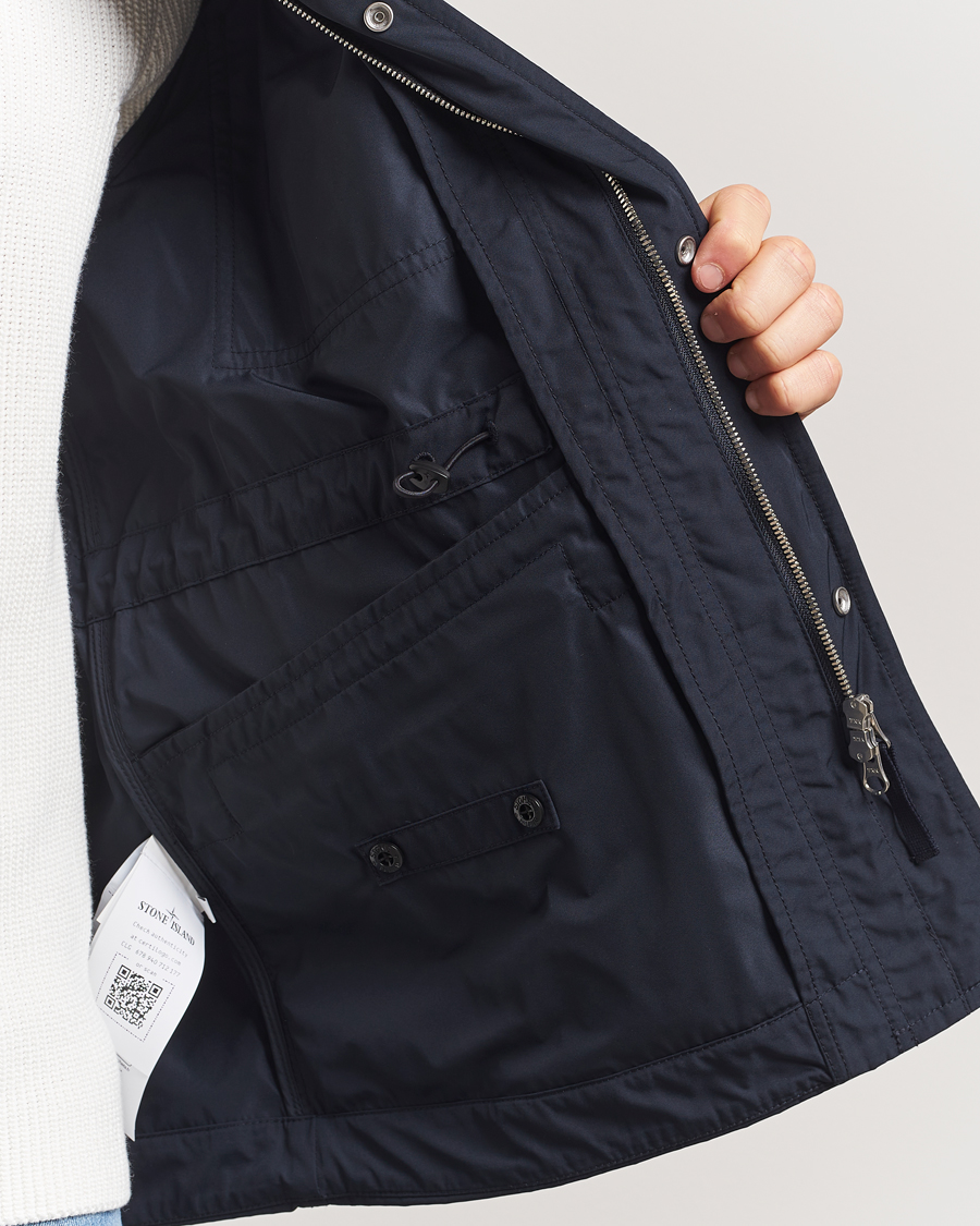 Herre | Jakker | Stone Island | Micro Twill Field Jacket Navy Blue