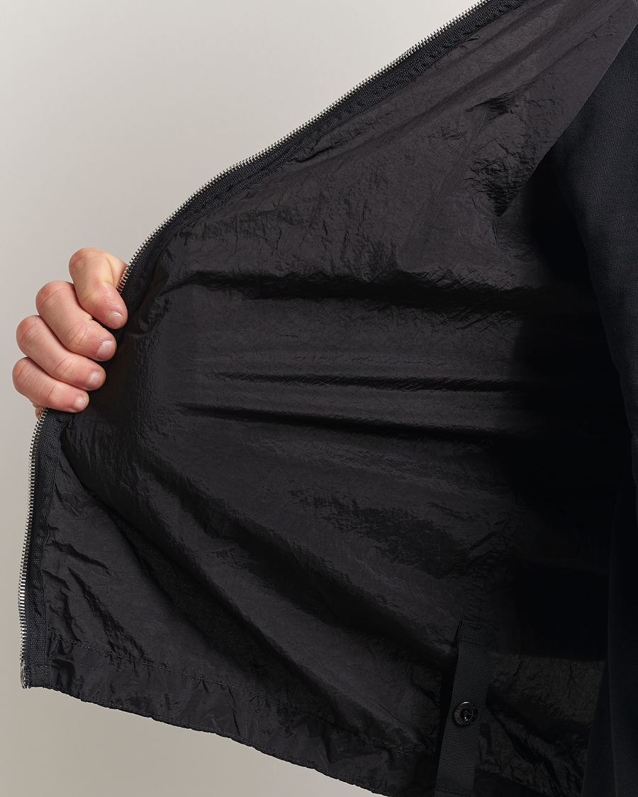 Herre | Skjorter | Stone Island | Nylon Metal Zip Overshirt Black