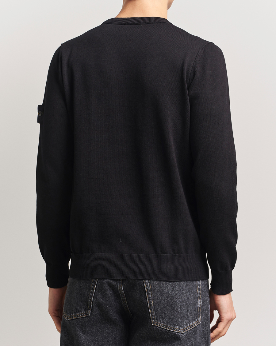 Herre | Gensere | Stone Island | Soft Organic Cotton Crew Neck Black