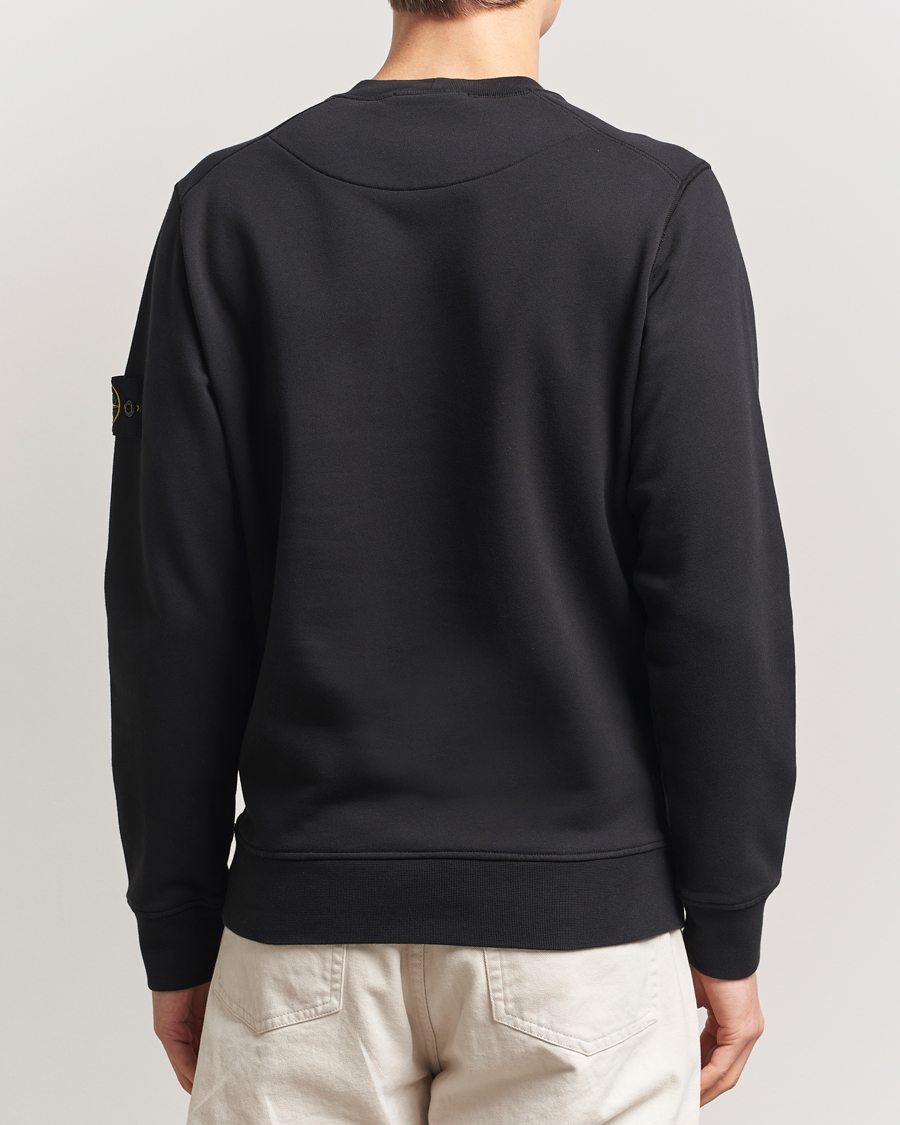 Herre | Gensere | Stone Island | Garment Dyed Fleece Sweatshirt Black