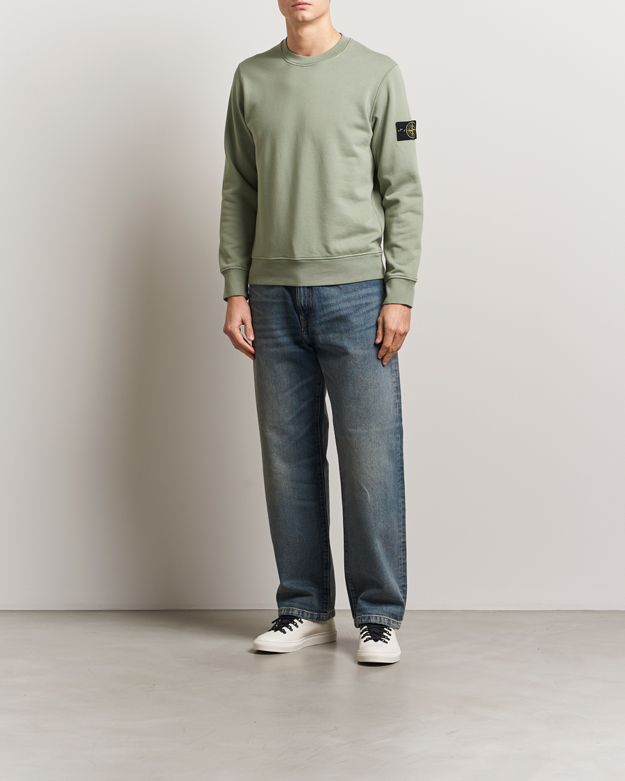 Herre | Gensere | Stone Island | Garment Dyed Fleece Sweatshirt Sage