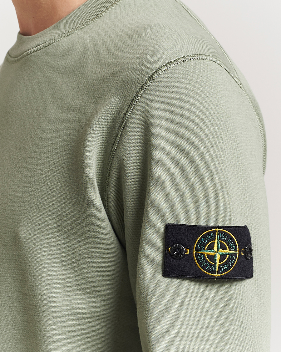 Herre | Gensere | Stone Island | Garment Dyed Fleece Sweatshirt Sage